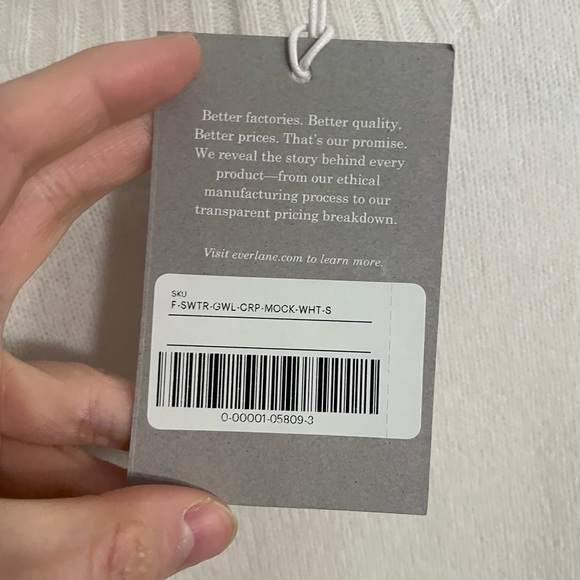 Everlane The Good Merino Wool Mockneck Sweater - Picture 2 of 4